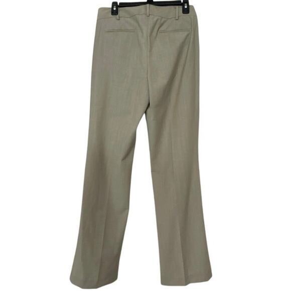 Talbots Seasonless Wool Blend Curvy Fit Taupe Trouser Pants 6L Beige Taupe New - Picture 2 of 11